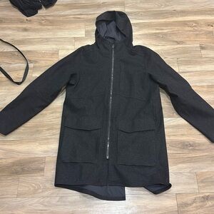 Lulu lemon athletica Black rain trench